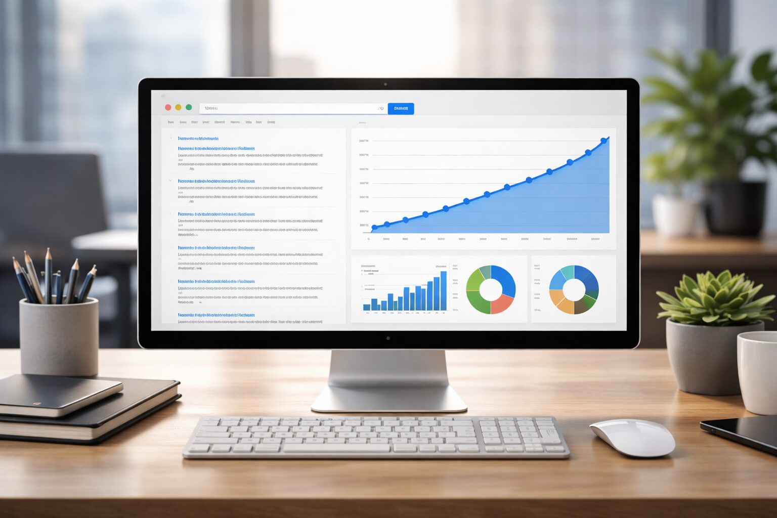 organic website traffic growth through SEO in 2026