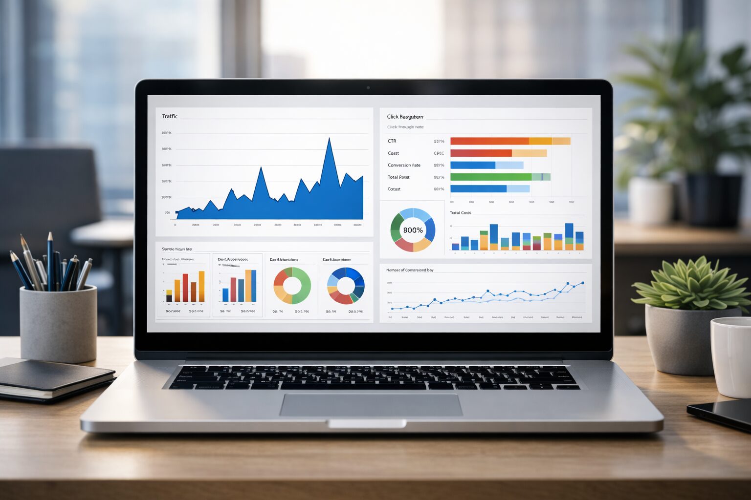 paid traffic results from online advertising campaigns