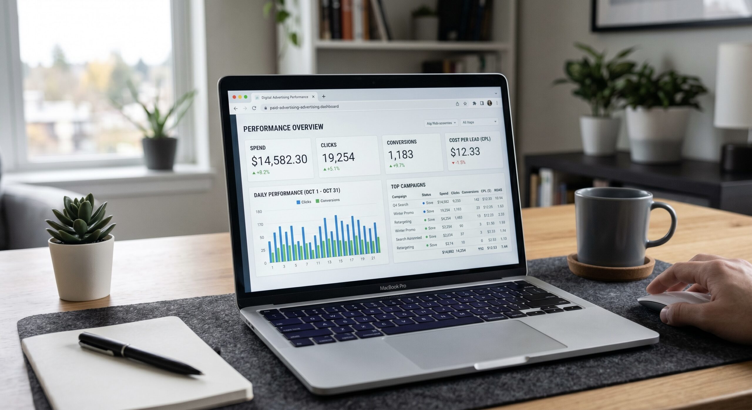 performance marketing strategy with paid advertising results